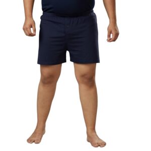 VAISHVIK Mens Plus Size Boxers Shorts - Navy Blue (Copy)
