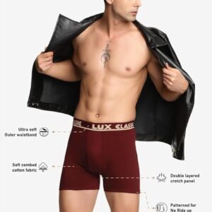 VAISHVIK Mens Plus Size Boxers Shorts - Cotton Knit Hosiery - Dark Grey (Copy)